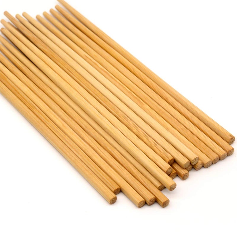 Bamber 50 Pairs Reusable Bamboo Chopsticks Chopstick Set - Image 5